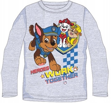 KOSZULKA TSHIRT BLUZA PSI PATROL DŁUGI RĘKAW - 104