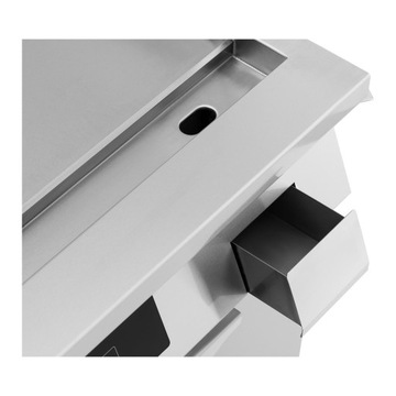 Гладкий отдельностоящий индукционный гриль 720 x 610 мм 80-300 C 10 000 Вт