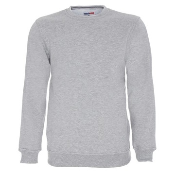 СВИТШОТ мужской ПОЛЬША ТЕПЛЫЙ без капюшона PROMOSTARS WEEKEND LIGHT GREY XXL