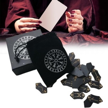 Деревянный набор карт Таро Скандинавских Рун