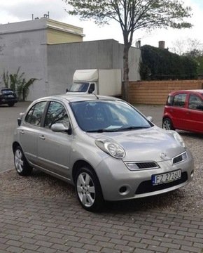 Nissan Micra III Hatchback 5d 1.2 i 16V 80KM 2009 Nissan Micra Nissan Micra 1.2 benz z nawigacja...