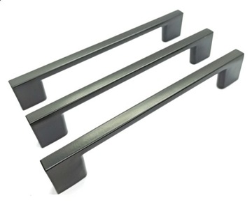 МЕБЕЛЬНАЯ РУЧКА LUCCA 128ММ МАТ ЧЕРНАЯ LOFT TECHNO