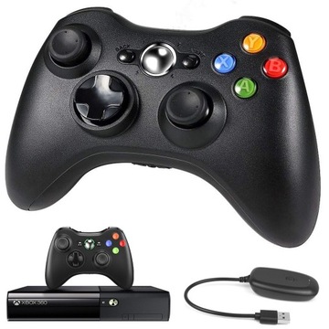 KONTROLER DO KONSOLI XBOX 360/XBOX 360 SLIM/PC WINDOWS 7/8/10/XP 2,4 GHZ