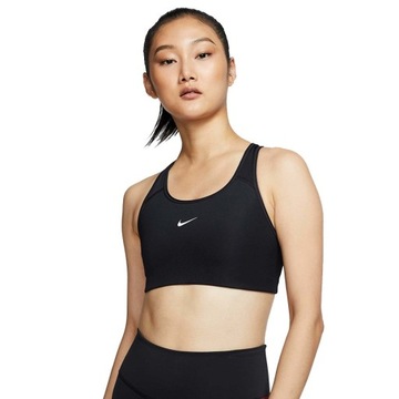 Stanik sportowy damski Nike czarny - BV3636 010