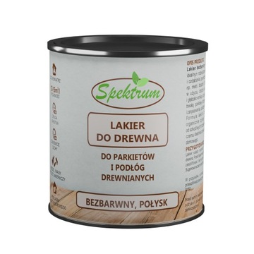 Lakier do parkietu SPEKTRUM bezbarwny połysk 250ml