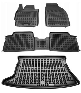 Toyota Auris 06-12 Gumové koberce Rohož do kufru