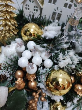 Зимний венок, рождественская домашняя композиция