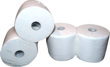 Беспылевая промышленная чистящая ткань, 100% целлюлоза, толстое белое бумажное полотенце.