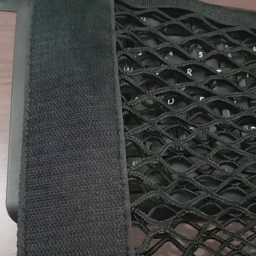 БОЛЬШОЙ СЕТОЧНЫЙ АВТОМОБИЛЬНЫЙ КАРМАН-ОРГАНИЗАТОР ДЛЯ БАГАЖНИКА НА ПРОЧНОЙ ЗАВЕЛКРО