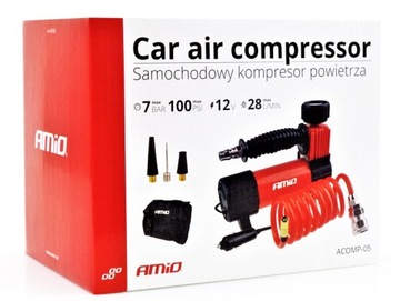 КОМПЛЕКТ ДЛЯ РЕМОНТА КОЛЕСНЫХ ШИН, КОМПРЕССОР + АКСЕССУАРЫ