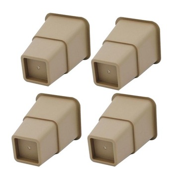 Комплект сверхмощной кровати. Дополнительная кровать высотой 8 дюймов, большое отверстие для подъема подходит для коричневого цвета.