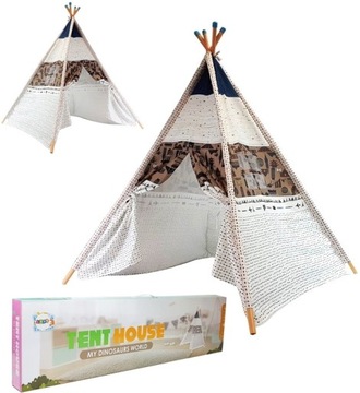 NAMIOT TIPI WIGWAM DLA DZIECI DOMEK INDIAŃSKI
