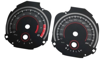 Ford Mustang ROUSH Style tarcze licznika KMH MoMan