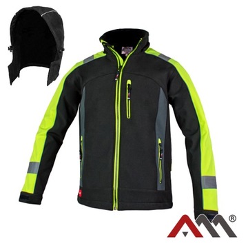 Kurtka Softshell odblaskowa żółta CLASSWORK r. XXL