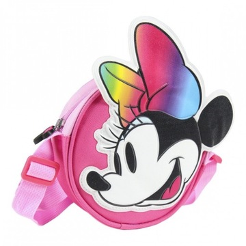 MYSZKA Minnie Torebka dziecięca 3D Brokatowa