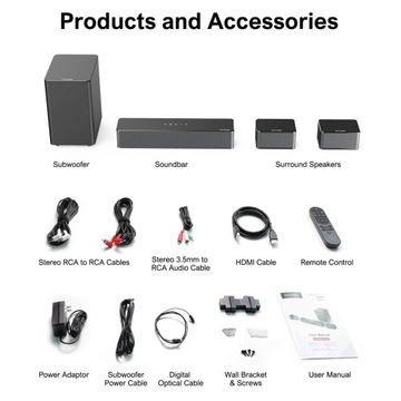 САУНДБАР DOLBY ATMOS 5.1 ULTIMEA Poseidon D60