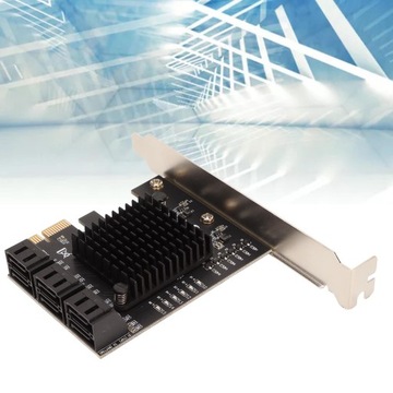 Карта расширения PCIE 3.0 на 6 портов SATA 6 Гбит/с