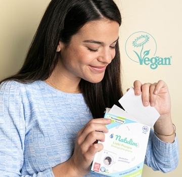 NATULIM ECO WASHING LEAF, С ЦВЕТОЧНЫМ АРОМАТОМ, БИОРАЗЛАГАЕМЫЙ, 40 СТИРОК