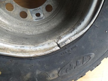 ПЕРЕДНИЙ ОБОД КОЛЕСА ПОВРЕЖДЕН KAWASAKI KFX 700