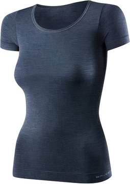 TERMOAKTYWNA DAMSKA KOSZULKA MERINO BRUBECK WOOL L