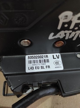 ZÁMEK DVEŘE PŘEDNÍ PRAVÝ 6 PIN RENAULT LATITUDE 805020021R