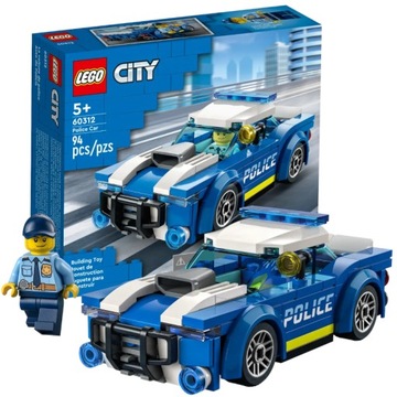 LEGO CITY ZESTAW POLICYJNY RADIOWÓZ AUTO 60312 5+ 94 EL.