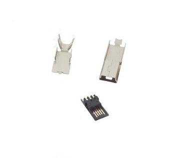 wtyk składany na kabel mini USB