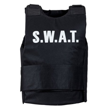 KAMIZELKA SWAT DLA DOROSŁYCH STRÓJ POLICJANTA