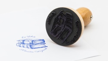 Штамп EX LIBRIS Fi50 с чернильницей - PRO