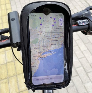 ВЕЛОСИПЕДНАЯ СУМКА ДЛЯ РУЧКИ ТЕЛЕФОНА, УПЛОТНЕННАЯ ВОДОНЕПРОНИЦАЕМАЯ