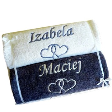 Подарок на Юбилей свадьбы - вышитые полотенца в КОРЗИНЕ - нарядная свадебная корзина.