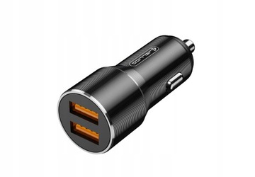 ULTRA SZYBKA ŁADOWARKA SAMOCHODOWA 18W 2x USB 3.0 FAST CHARGE UNIWERSALNA