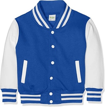 BLUZA MŁODZIEŻOWA KURTKA BASEBALL ROZPINANA 152