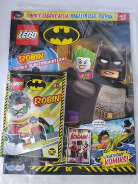GAZETKA LEGO BATMAN + FIGURKA ROBIN 02/2021