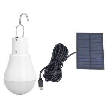 LAMPA TURYSTYCZNA LED AKUMULATOR ŻARÓWKA SOLAR