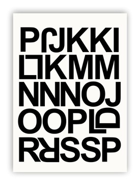 Czarny Alfabet i Cyfry 100mm samoprzylepne literki