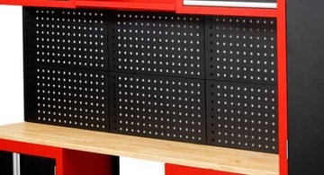 ZESTAW MEBLI REGAŁÓW WARSZTATOWYCH GARAŻOWYCH 13 elementów Holzmann WESS13