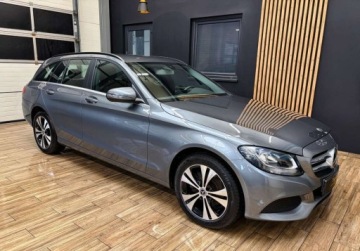 Mercedes Klasa C W205 Kombi 200 184KM 2017 Mercedes-Benz Klasa C 200 KAMERA 9G-TRONIC bezwypadkowy NAVI ZAREJEST, zdjęcie 34