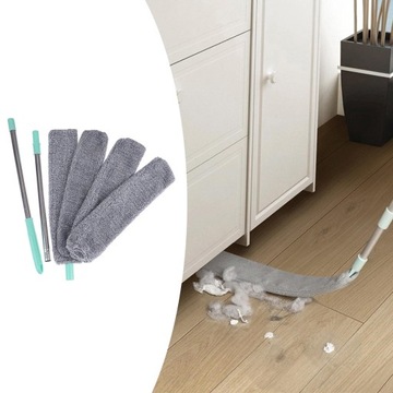 Домашняя прикроватная щетка для пыли Гибкая щетка для пыли 1 комплект головок щетки