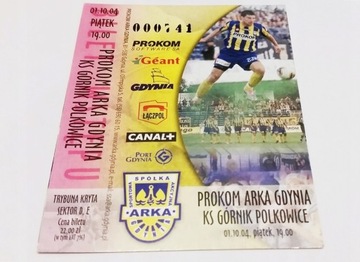 ARKA Gdynia - GÓRNIK Polkowice 01.10.2004