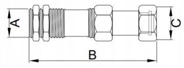 КОНСОЛЬ ДЛЯ СЧЕТЧИКА ВОДЫ 3/4 ДЮЙМА DN20 ЗАПАСНЫЕ ВИНТЫ