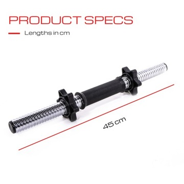 A2Z SPORT - Регулируемые битумные гантели, штанга 50 кг, набор гантелей 2 в 1