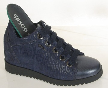 igi&co 41567 sneakers capra eyes blu 38