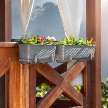 BALCONY BOARD 40 см цветочный горшок горшок держатель балкон ручки