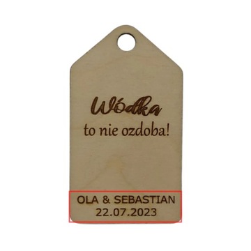 Вешалки для бутылок из фанеры для водки, 40 шт, микс