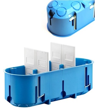 SIMET Puszka Potrójna Regips 3x 60mm Głęboka