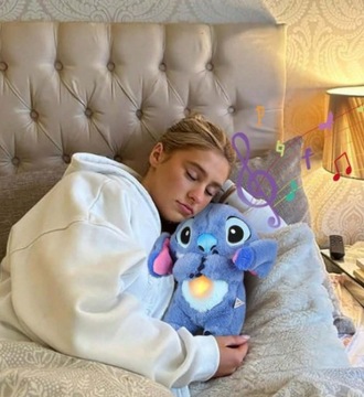 ЛИЛО СТИХ-ТАЛИСМАН, СТИЧ ПЛЮШ, УСПОКАИВАЮЩИЙ МИШКА, МИШКА, ДЫШАЩАЯ СТРОЧКА