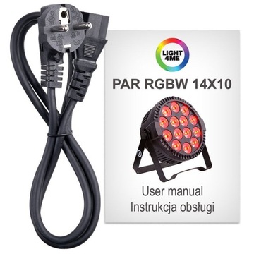 LIGHT4ME PAR RGBW 14x10 светодиодный сценический прожектор PAR