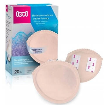 LOVI Wkładki laktacyjne DISCREET ELEGANCE 20 szt