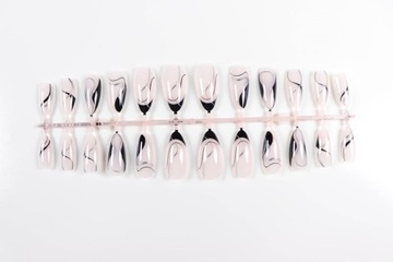 НАКЛЕЙКИ ДЛЯ ИСКУССТВЕННЫХ НОГТЕЙ САМОКЛЕЯЩИЕСЯ УЗОРЫ 24 ШТ.